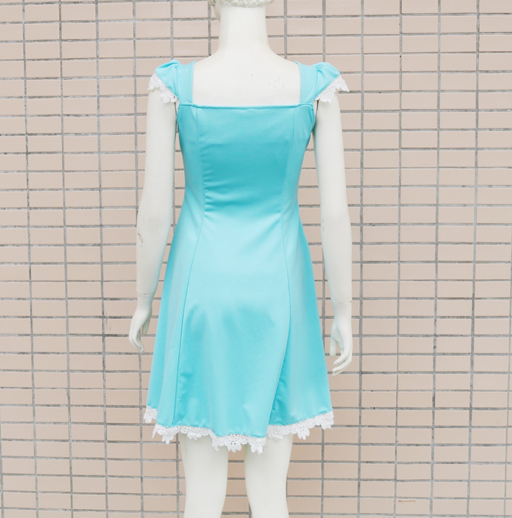 Casual Square A-line Vintage Dress