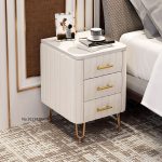 European Style Bedside Table Shelf Simple Modern Light Luxury Bedside