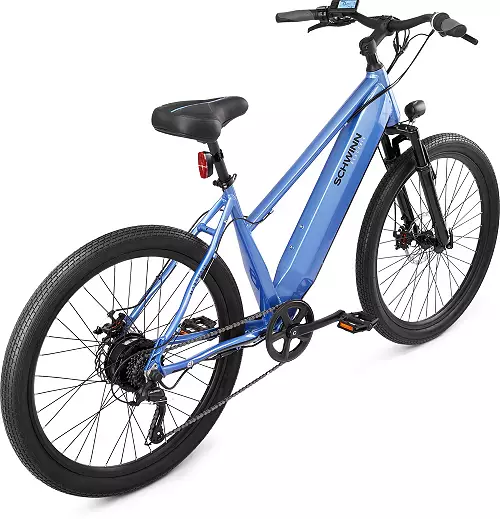 Schwinn Adult Marshall 27.5” Step-Thru Electric Hybrid Bike