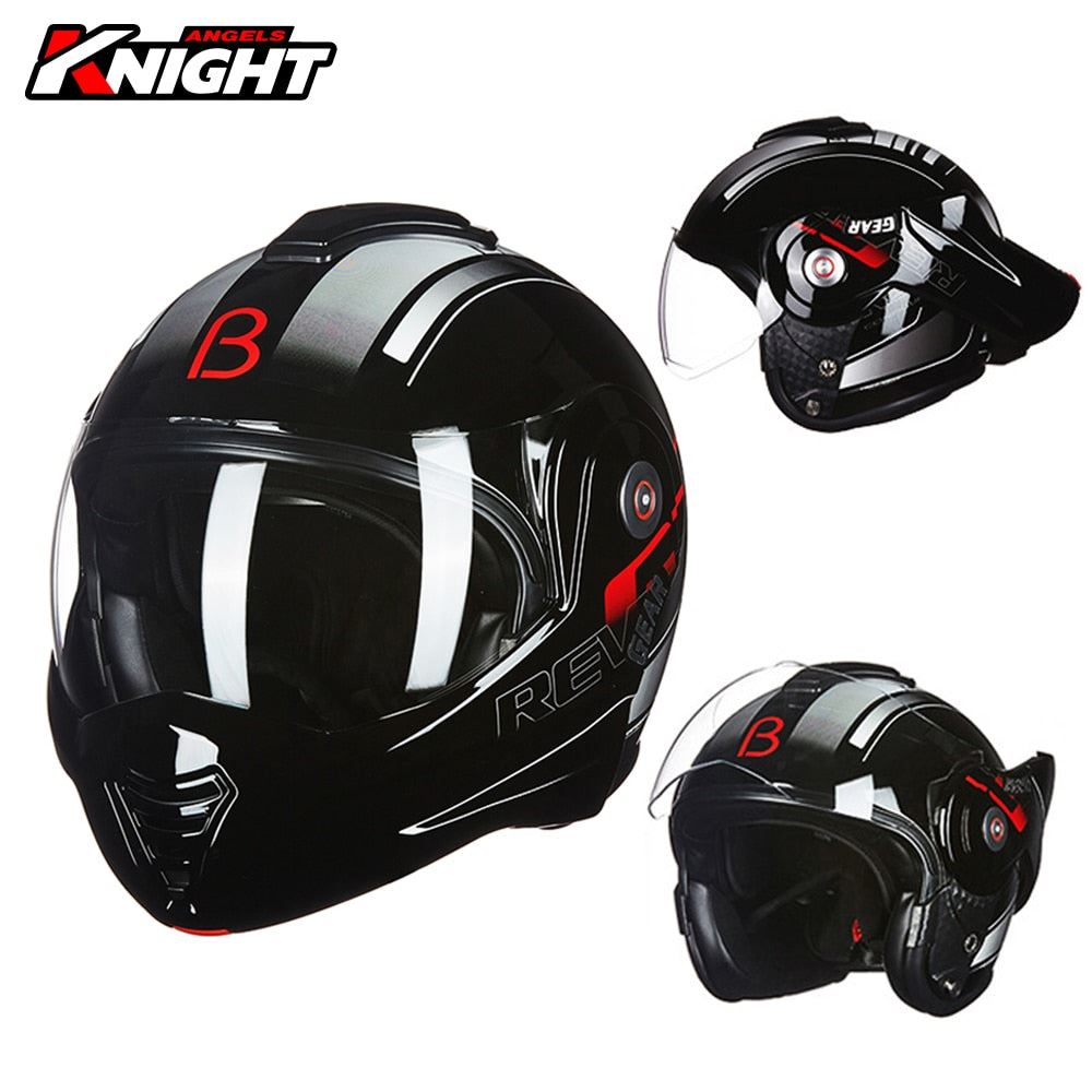 Casco Moto Motorcycle Helmet Biker Motorbike Motocross Flip Up Helmet DOT Certification