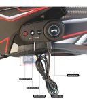 Men Women Bluetooth Motorcycle Helmet Flip Up DOT Approved Waterproof Double Anti-Scratch Anti-Fog Visors