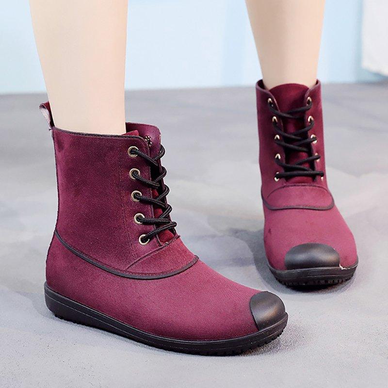 Women Rain Booties Casual Comfort Shoes