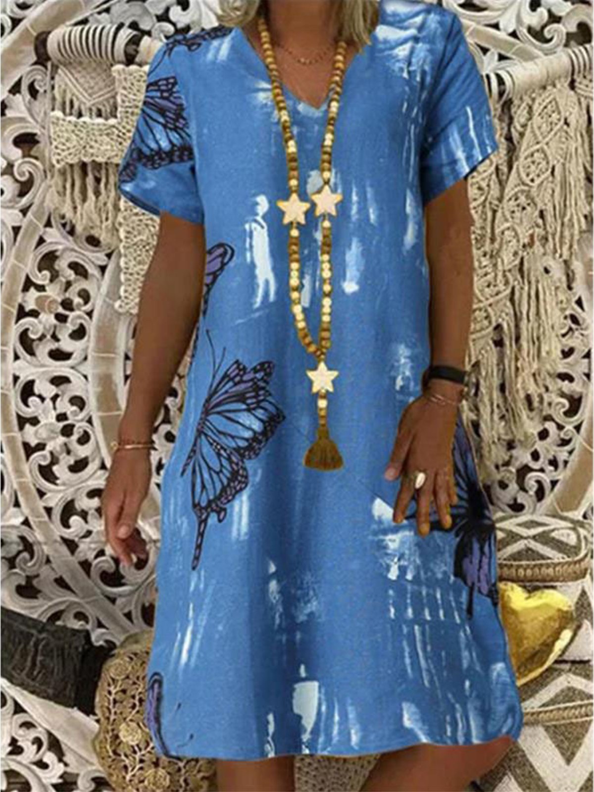 Short Sleeve Vintage Dresses