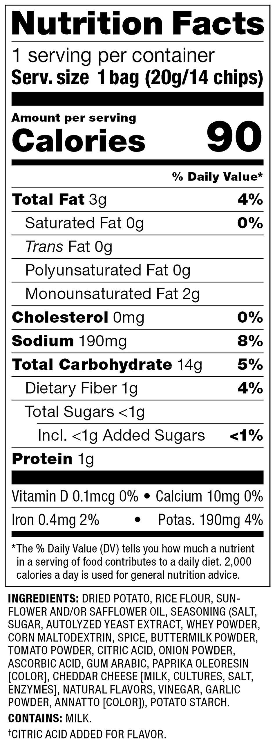 Popchips Popped Chip Snack, Potato, Crazy Hot - 0.7 oz