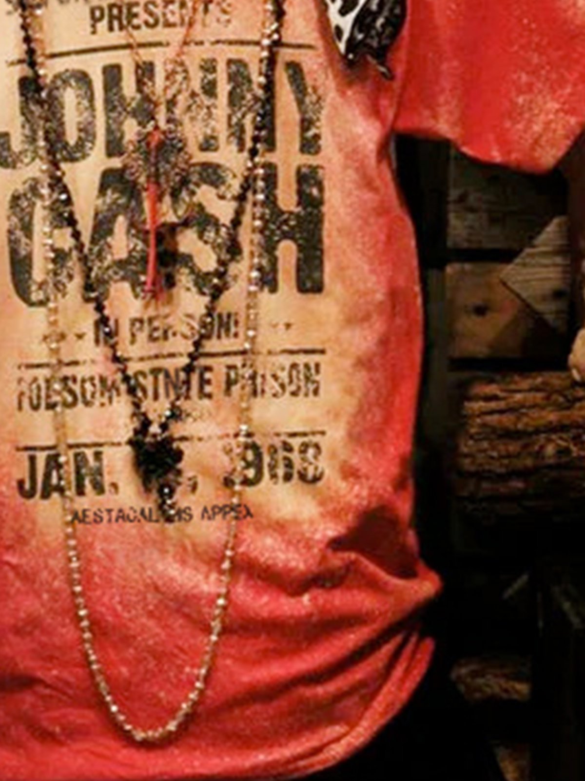 Red Letter Short Sleeve Printed Crew Neck Shirts & Tops