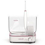 Portable Water Flosser for Travel & Home, White/Rose Gold