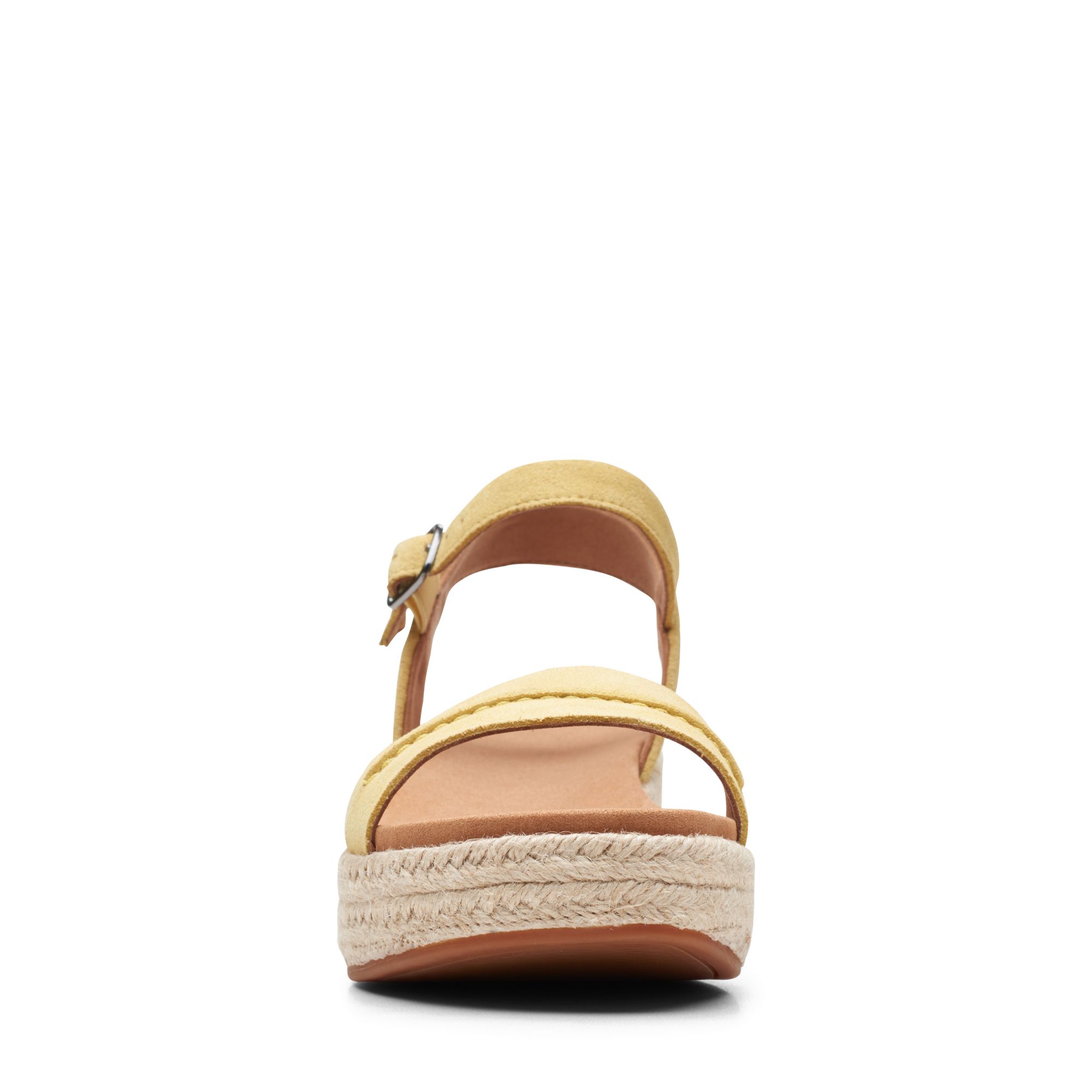 Women Sandals Kimmei Stitch Yellow Suede