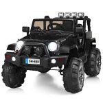 12V Battery Powered Electric Ride On Car | (Deluxe Black)