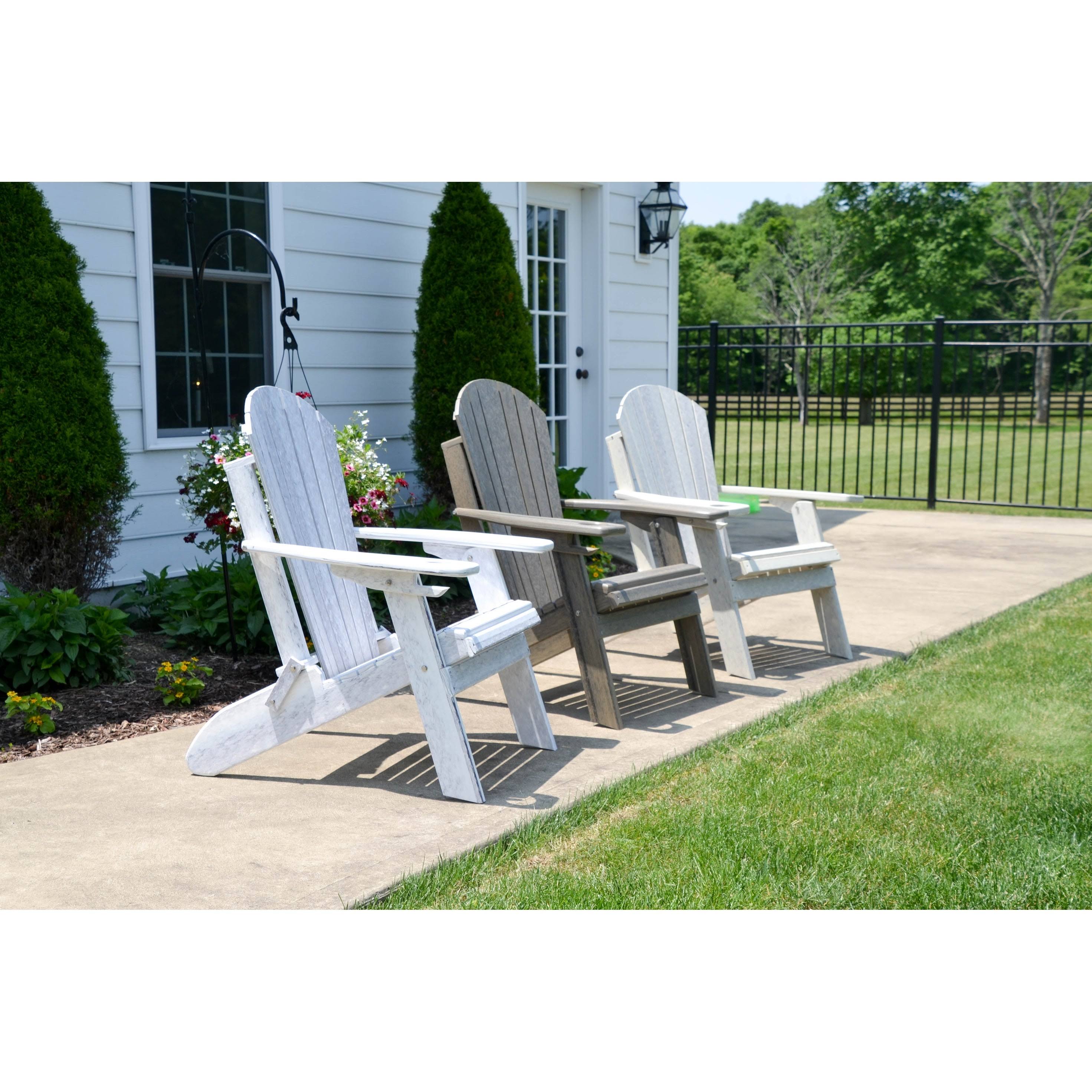 Folding Adirondack Chair - Eagle Collection - Cedar/Brown