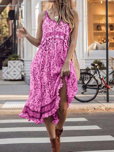 Cotton short sleeve T-shirt dress