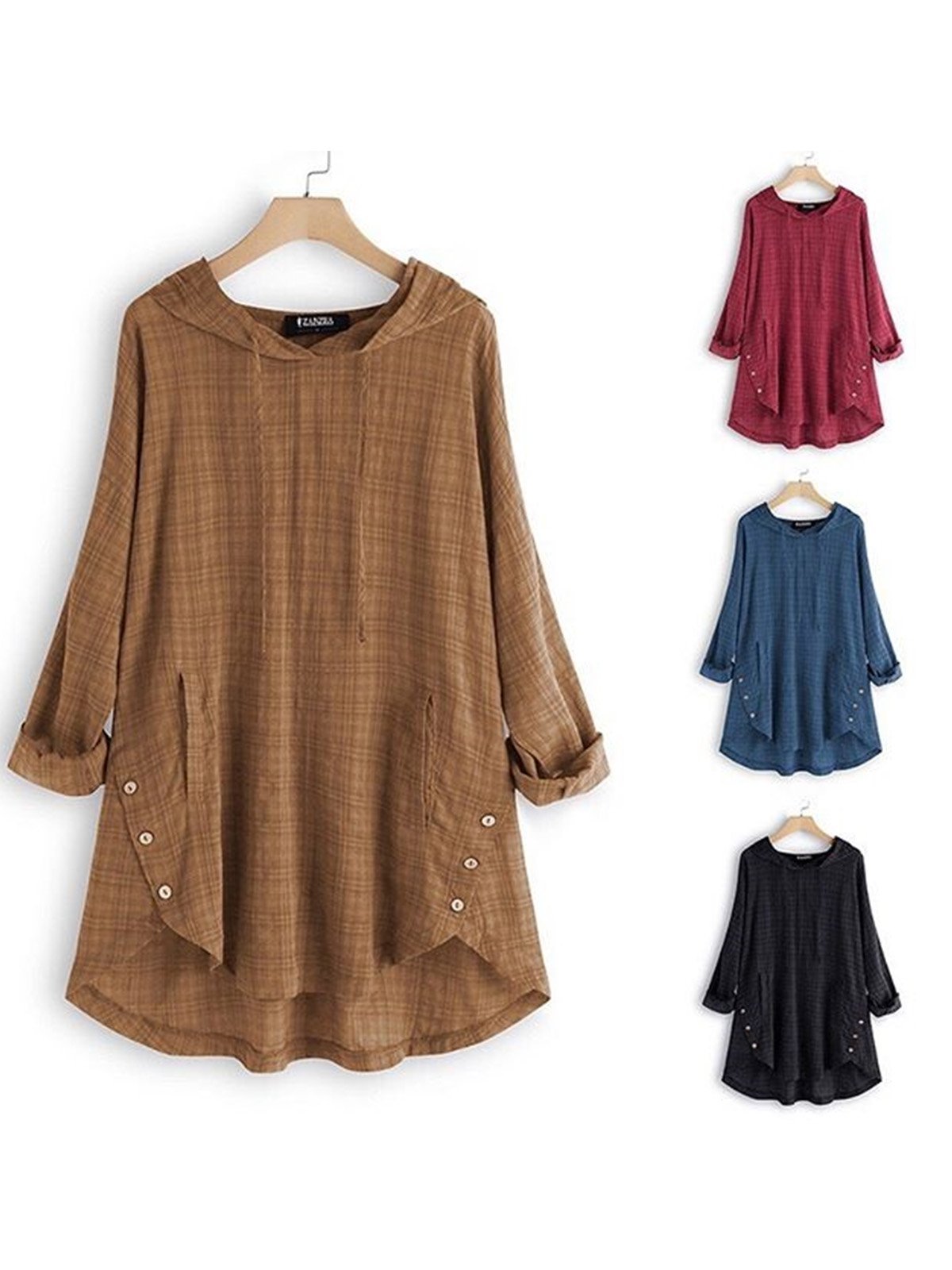 Women Casual Loose Tops Tunic Blouse Shirt