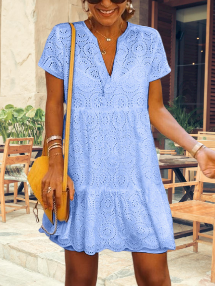 Bohemian holiday lace dress