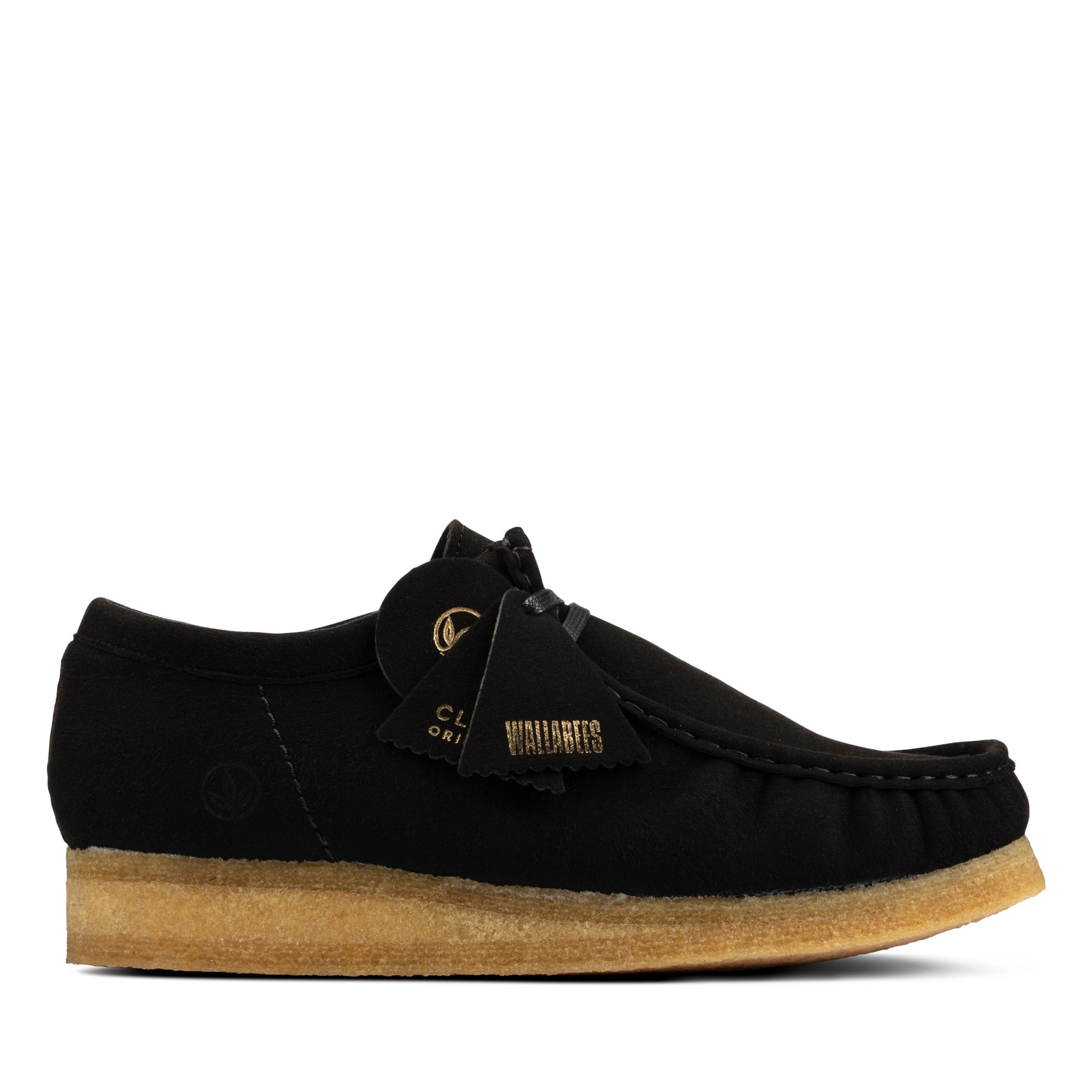 Men  Wallabee Black Vegan