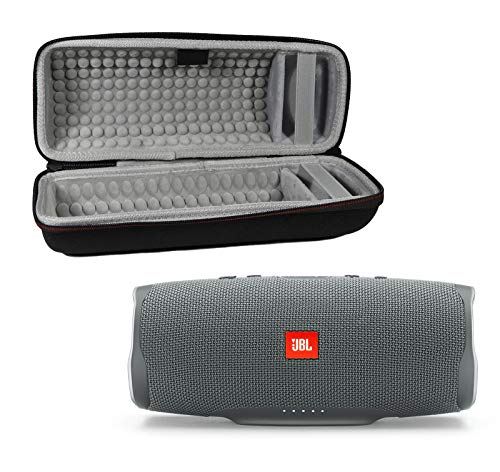 Charge 4 Waterproof Wireless Bluetooth Speaker Bundle with Portable Hard Case