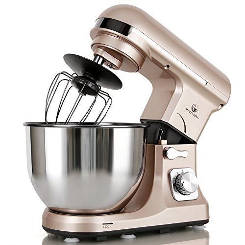 MURENKING Professional Stand Mixer, MK37 500W 5-Qt Bowl 6-Speed