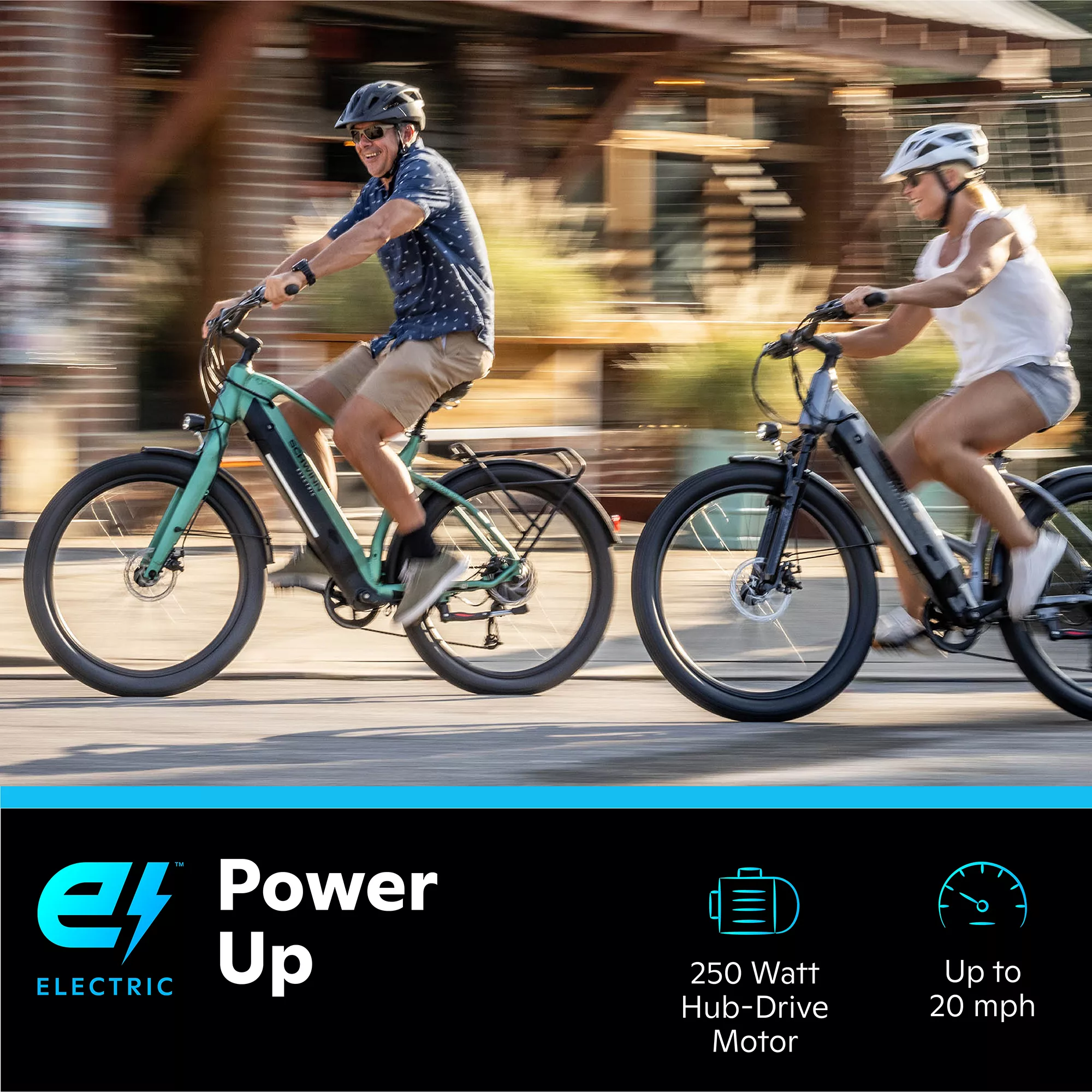 Schwinn Adult Coston 27.5” DX Electric Hybrid Bike