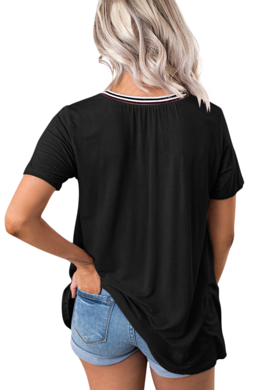 Black Be About It Basic Pol Tee