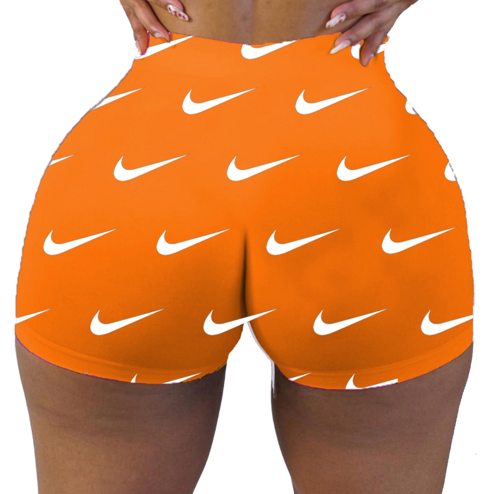 Sexy Print High Waist Jogger Shorts