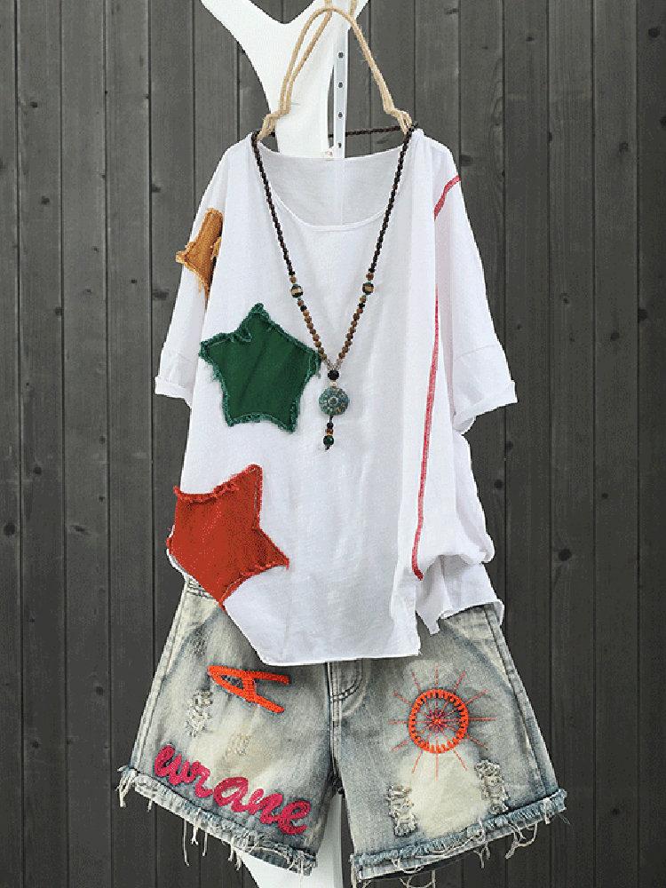 Floral Casual Short Sleeve Shirts & Tops