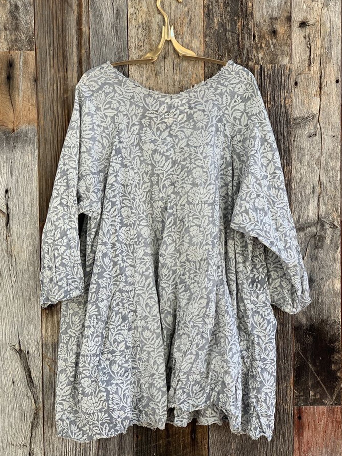 Casual Plus Size Long Sleeve Floral Printed Blouse Shirts Tops