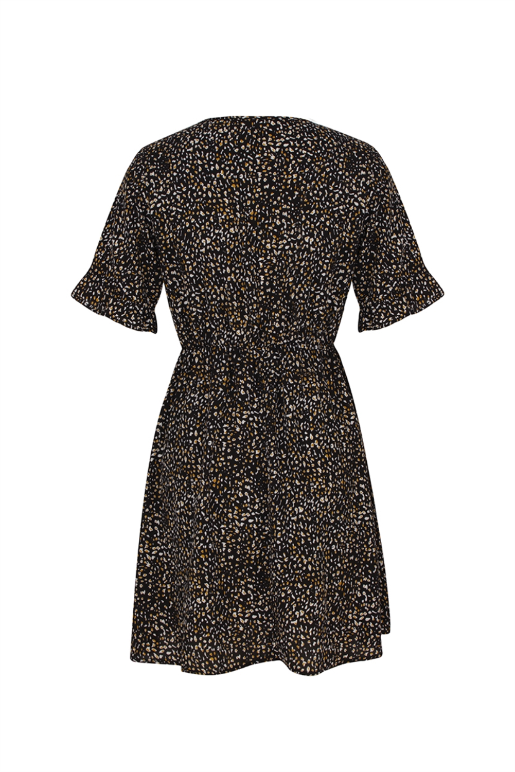 Summer V-Neck Print Short Casual Dress