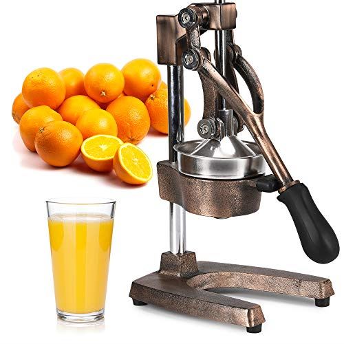 Manual Citrus Press and Orange Squeezer �?Metal Lemon Squeezer