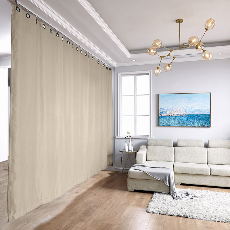 Ceiling Track Room Divider Curtain Kit for Any Space