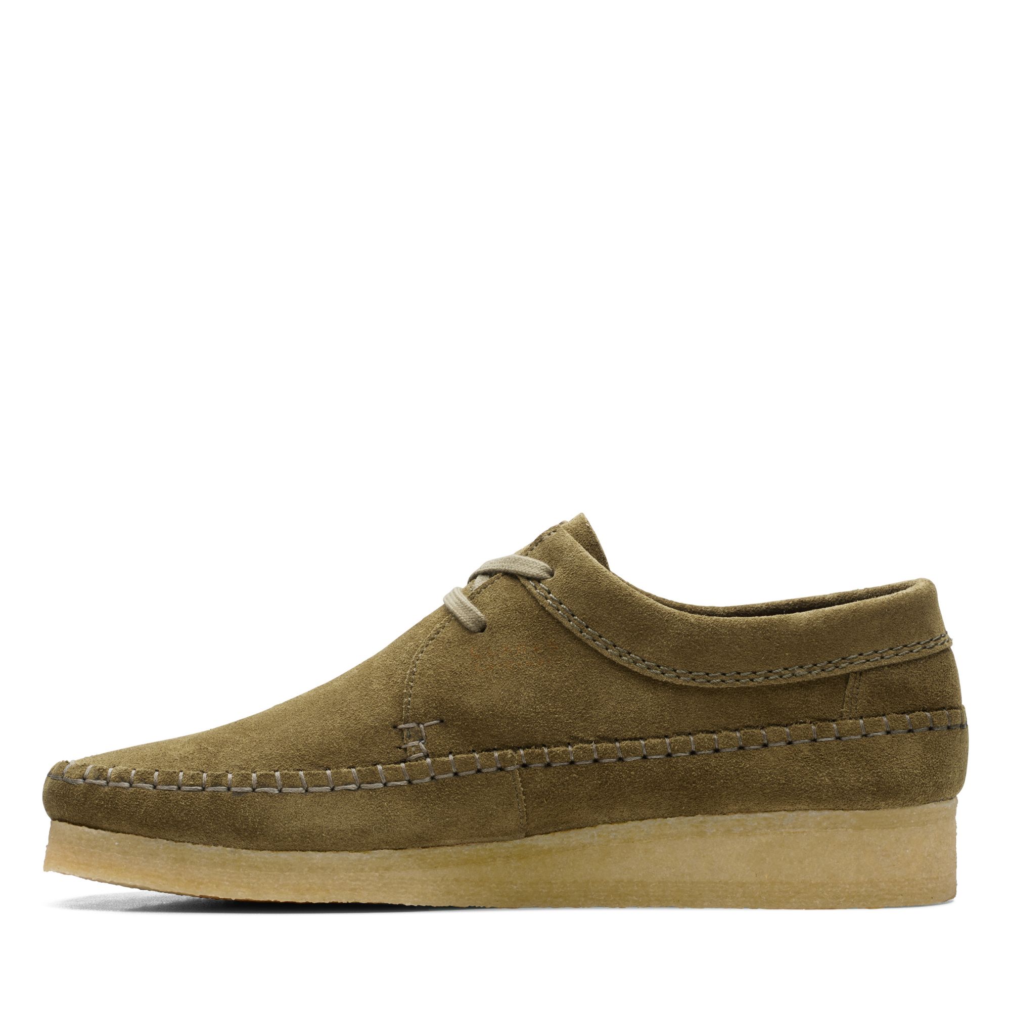 Men  Weaver Dark Green Suede