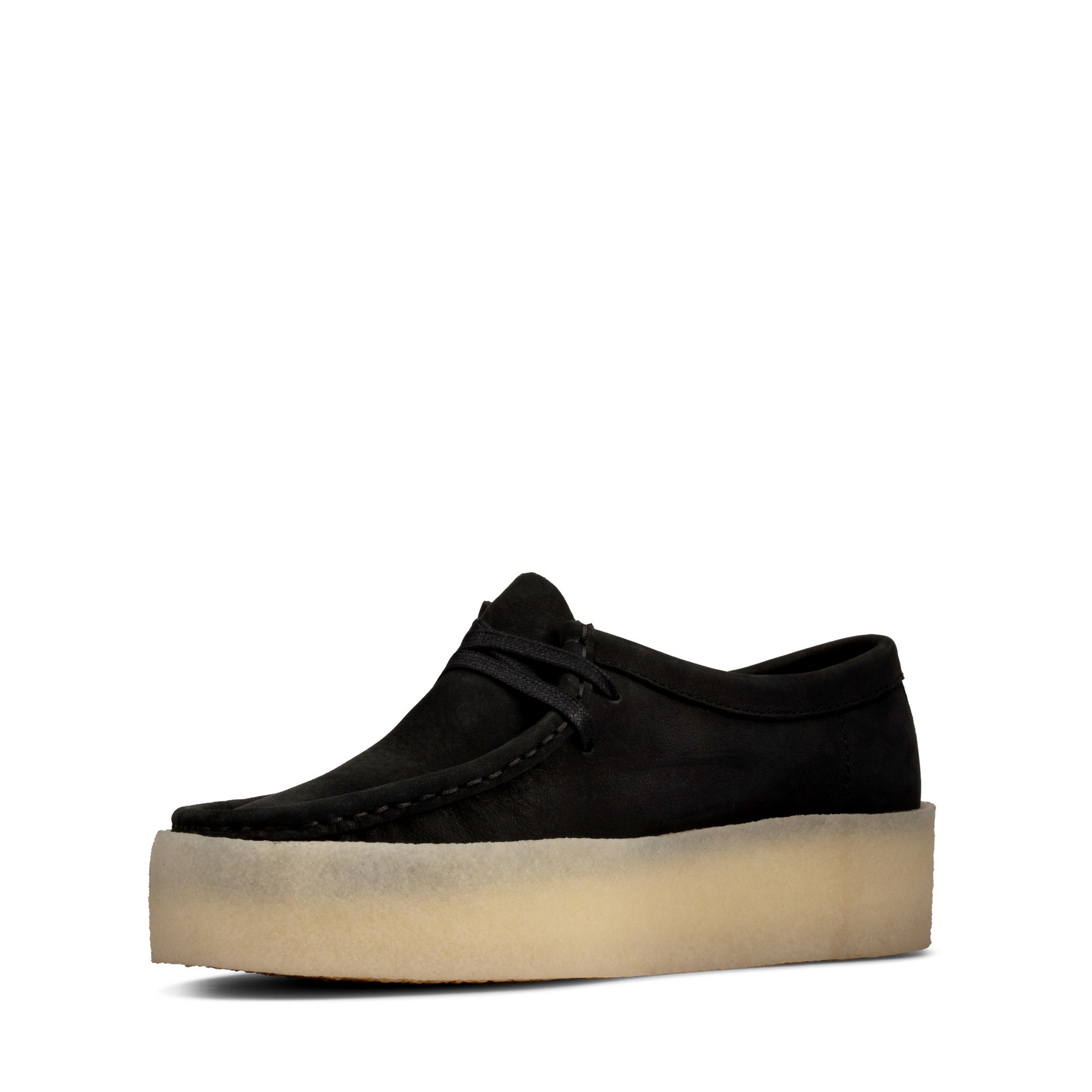 Women Wallabee Cup Black Nubuck