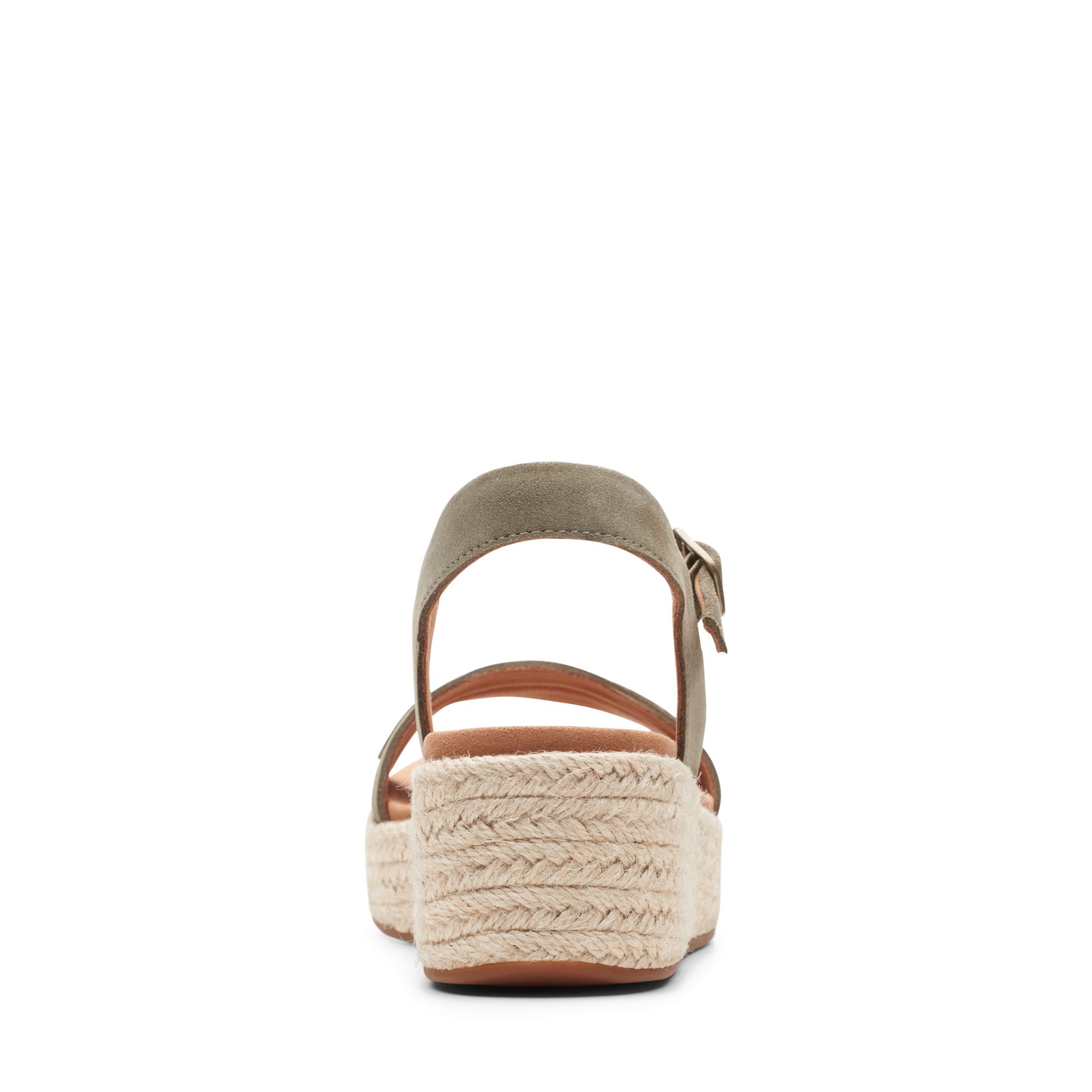 Women Sandals Kimmei Stitch Olive Suede