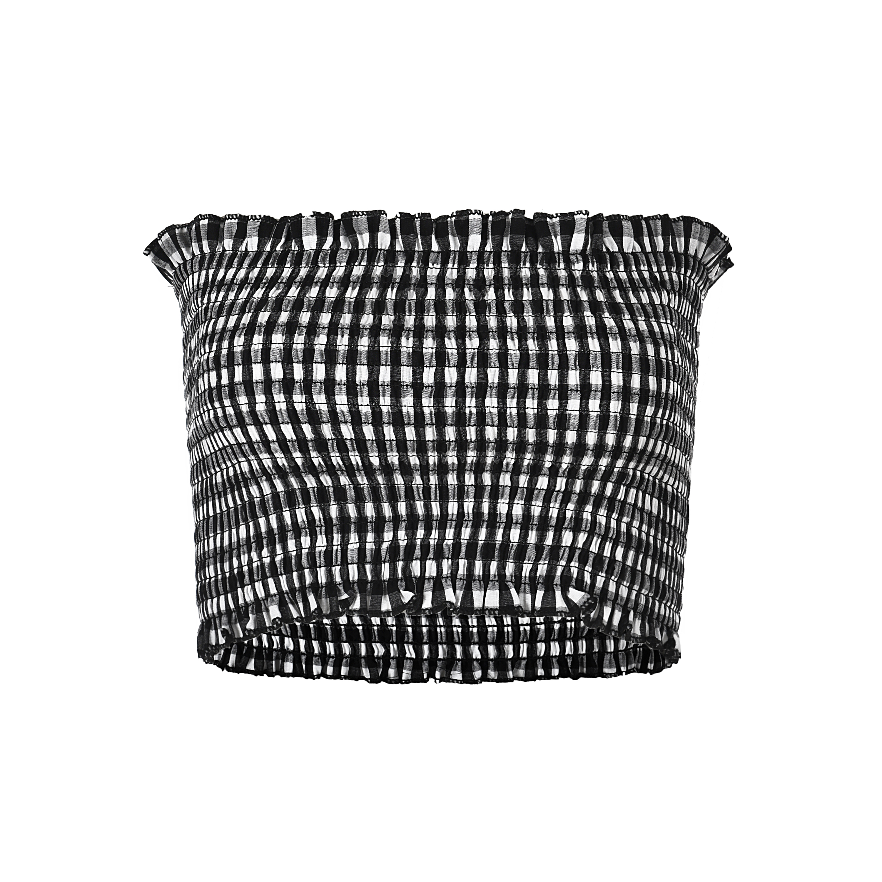 Sexy Print Strapless Bandeau Top