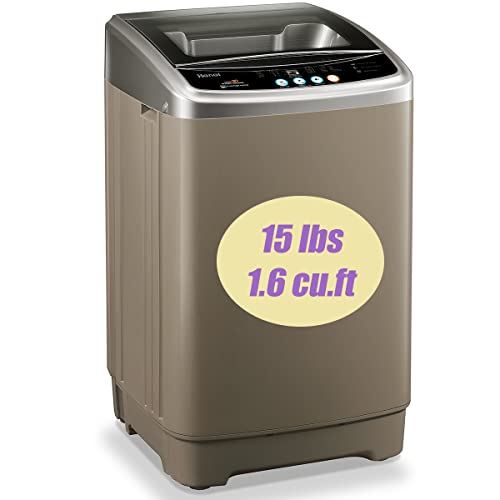 Portable Washer Spinner 1.6cu.ft/15lbs Compact Laundry Washing Machine