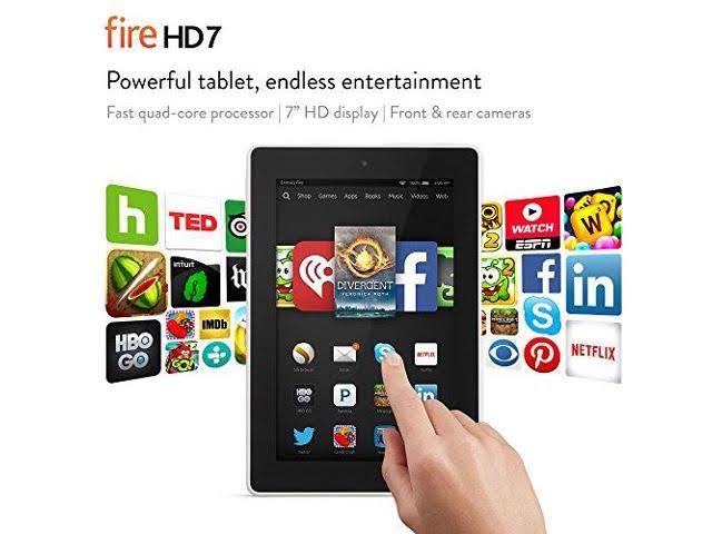 Fire HD 7 Tablet, 7x22 HD Display, Wi-Fi, 8 GB, White