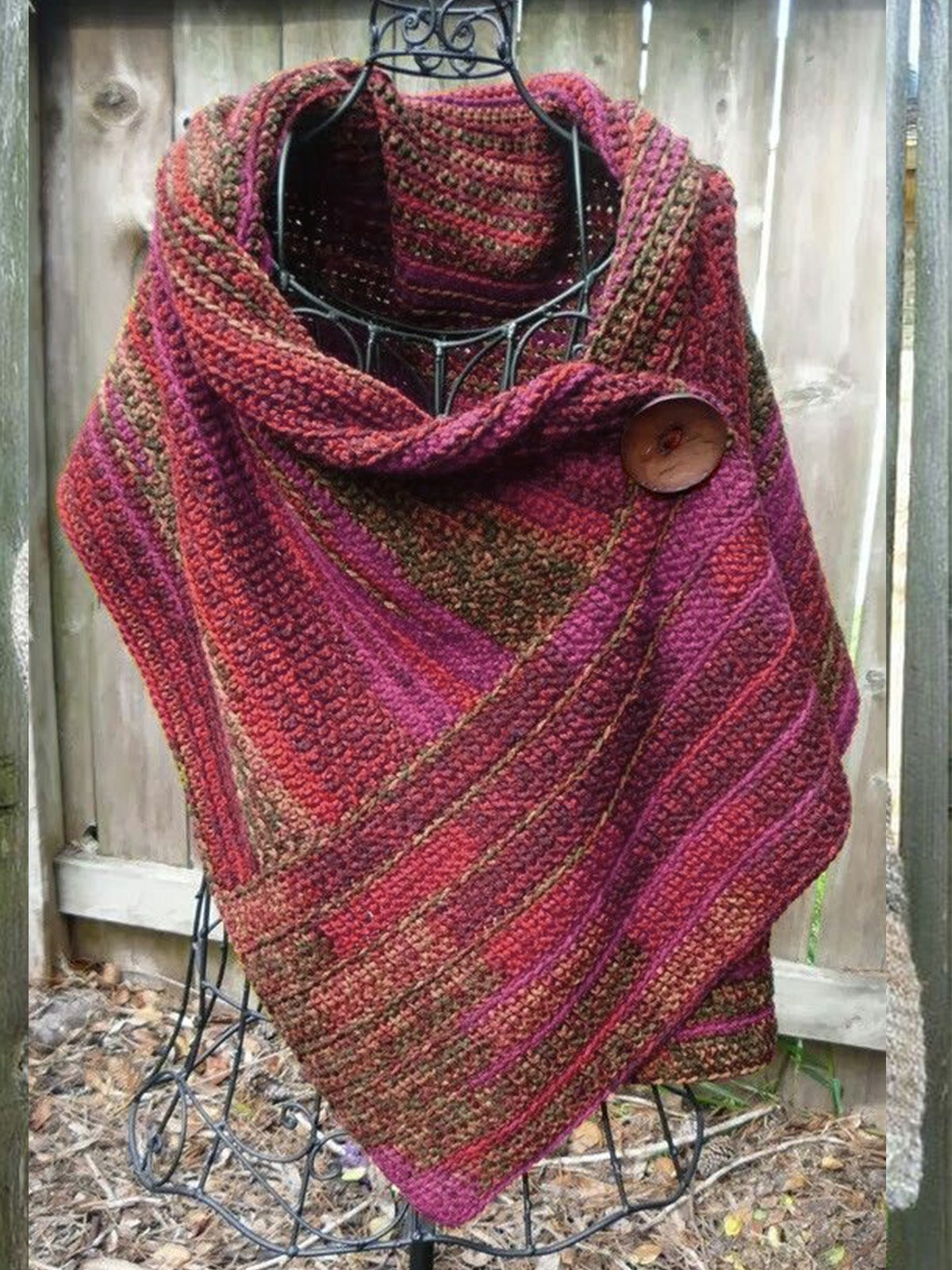 Orange 3/4 Sleeve Casual Scarves & Shawls