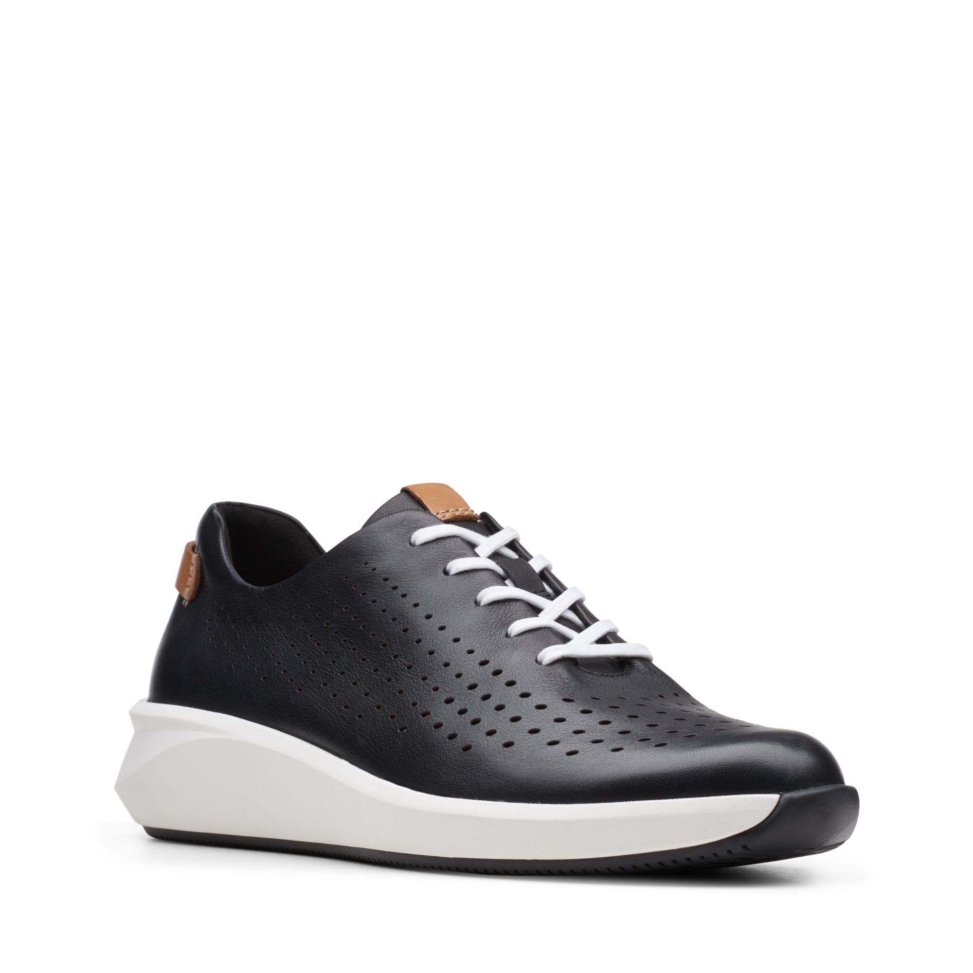 Women Un Rio Tie Black Leather