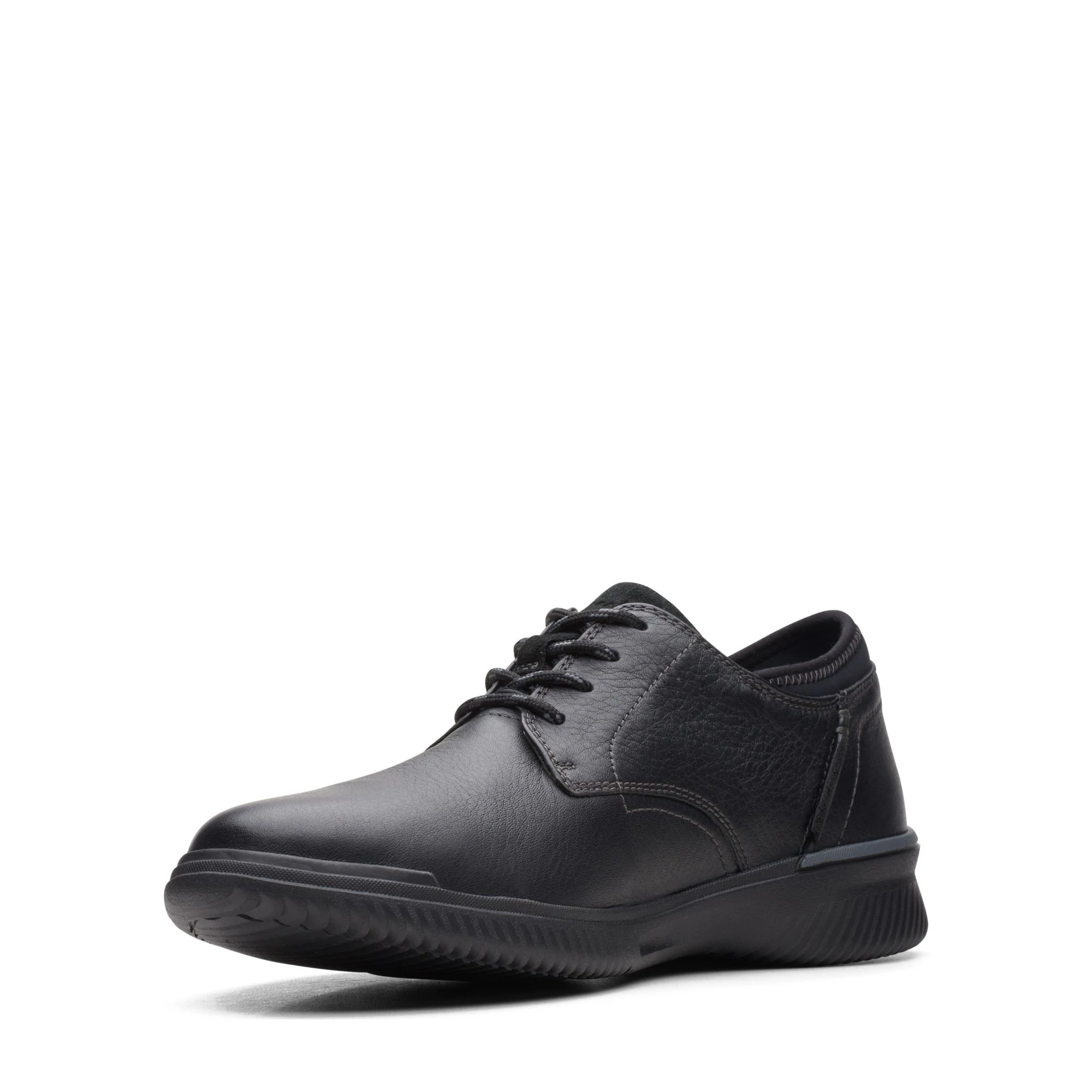 Men  donaway-plain-black-leather