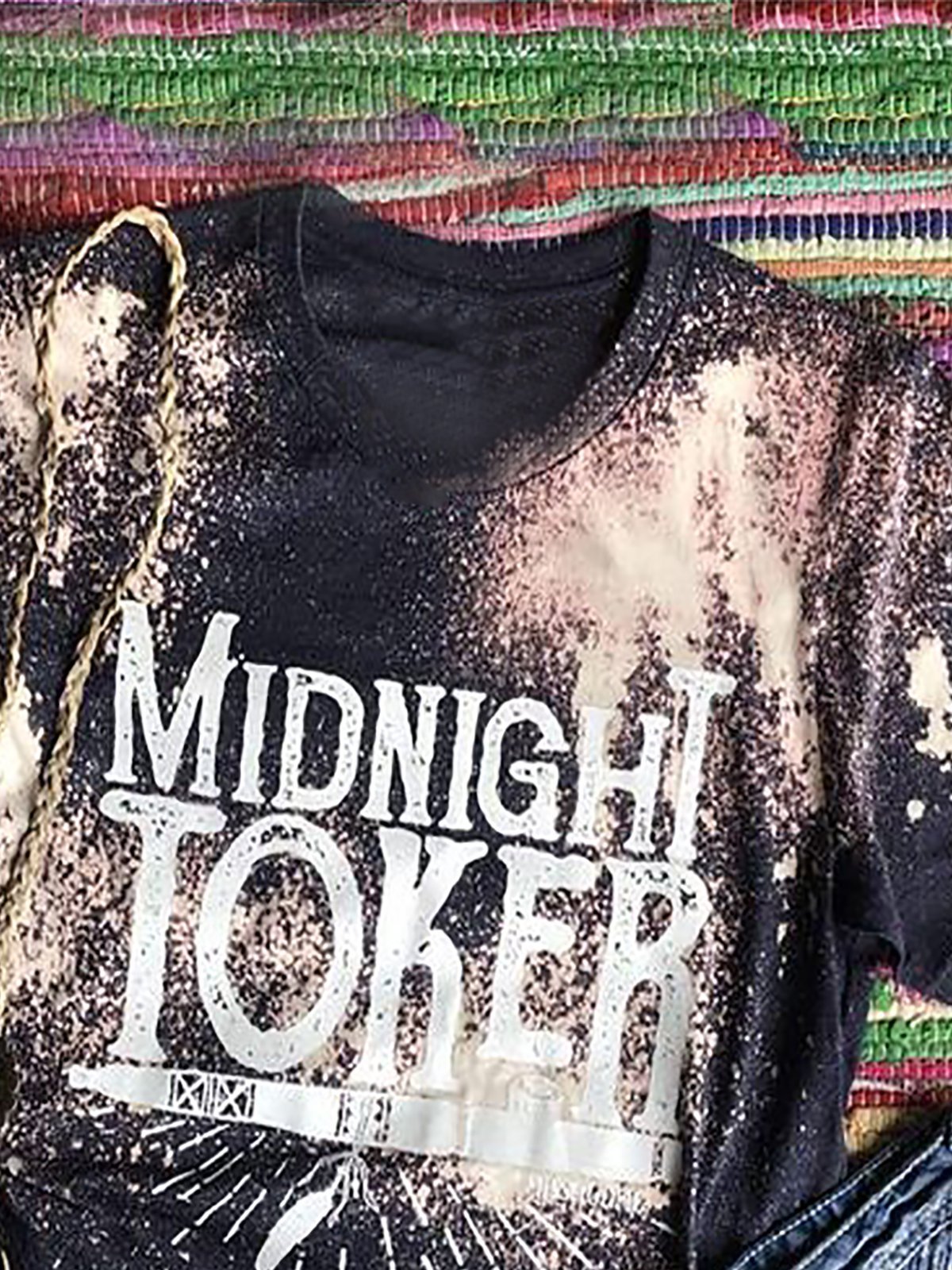 Crew Neck Casual Letter Shirts & Tops