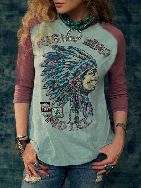 Long Sleeve Cotton-Blend Shirts & Tops