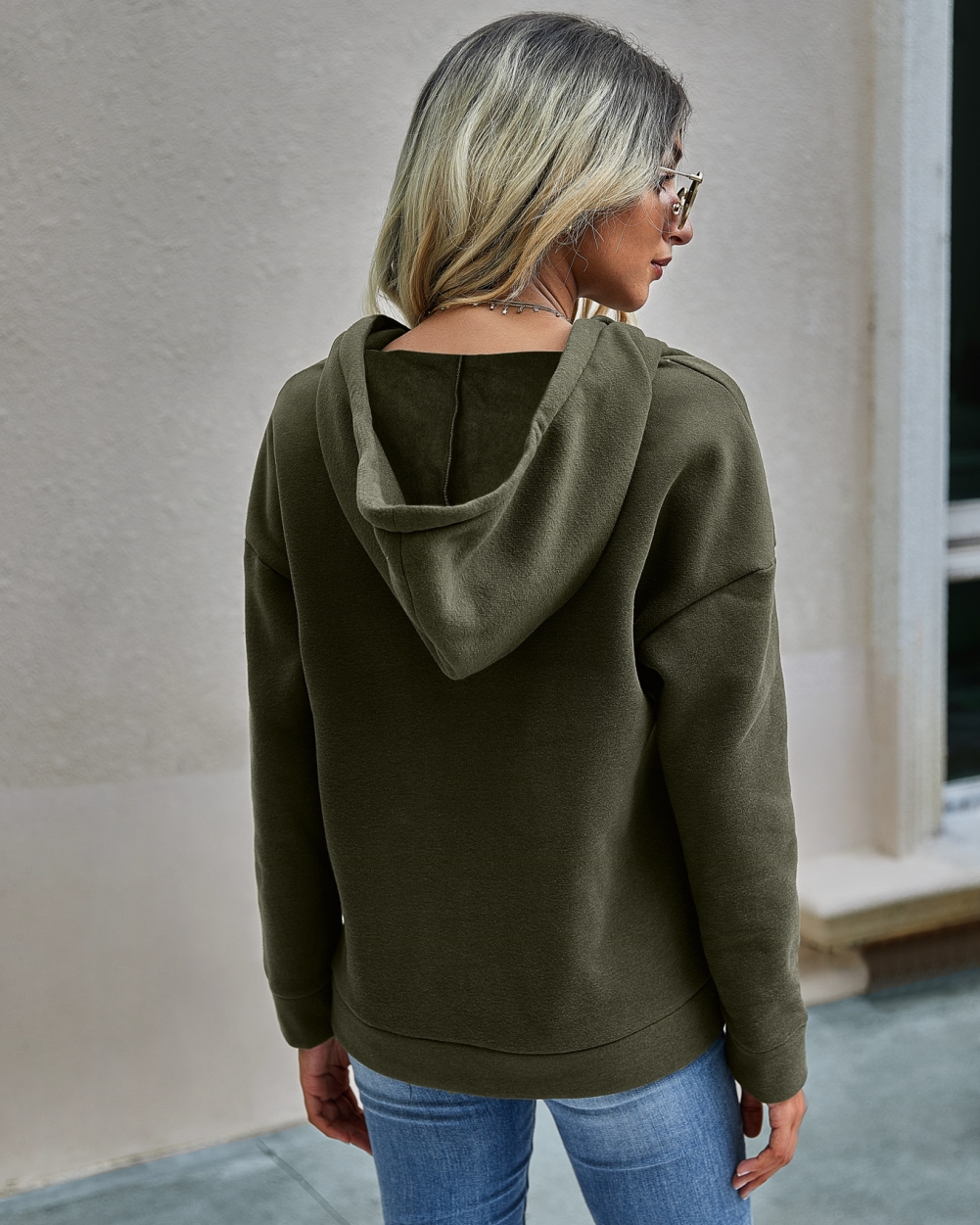Autumn Pocket Hoody Sweat Shirt
