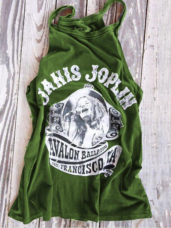 Women's Casual Solid Abstract Sleeveless Vest&Tops