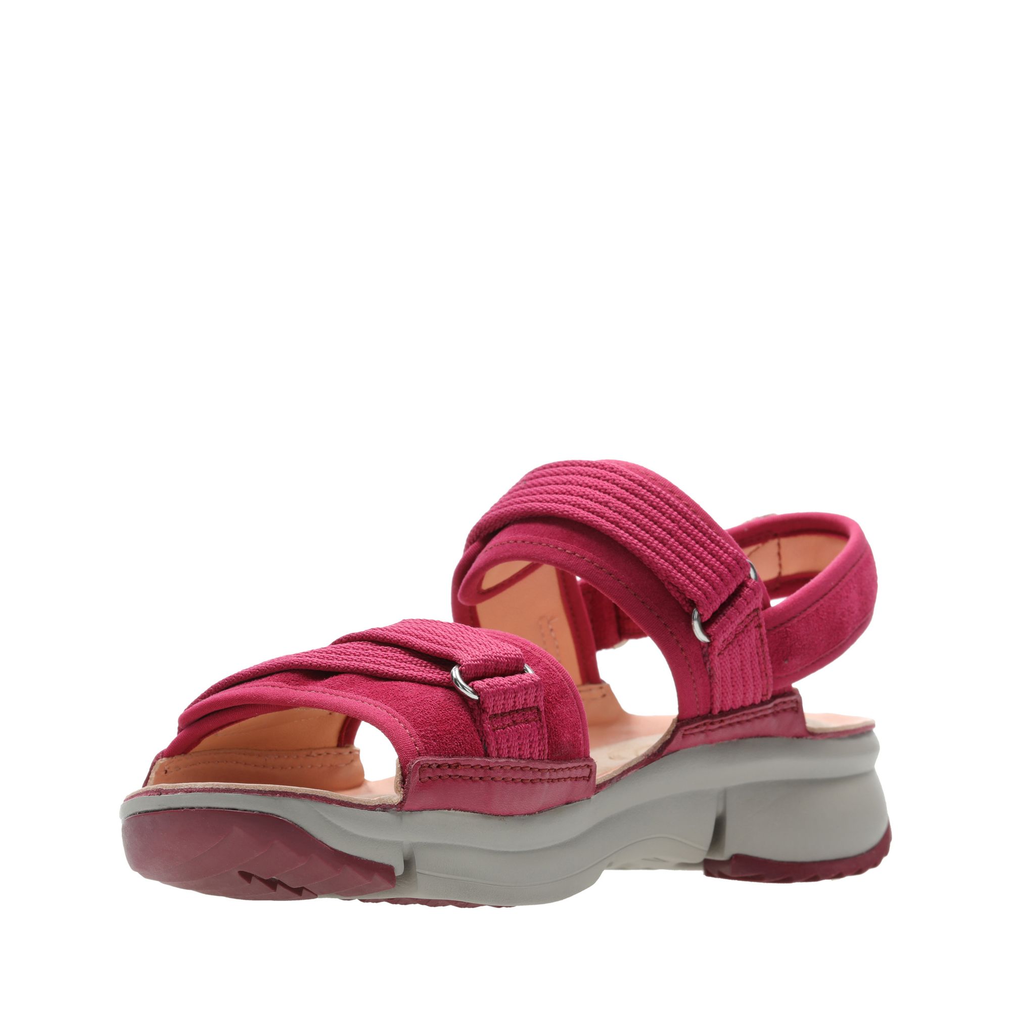 Women Sandals Tri Walk Berry Combi