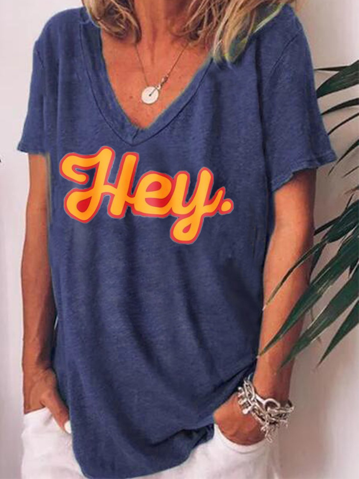 Cotton-Blend Short Sleeve Shirts & Tops