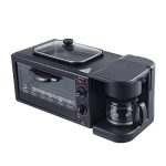 Breakfast Station Multifunctional, Griddle with Glass Lid Breakfasts Center Stations