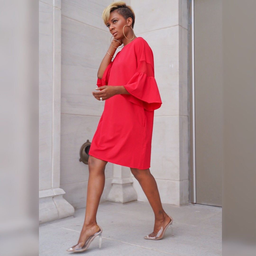 Casual Shirt Dress with Wide Cuffs