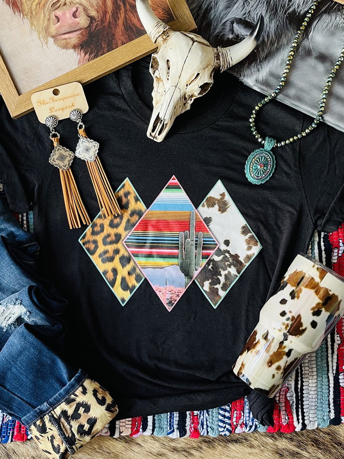 Crew Neck Printed Casual Shirts & Tops