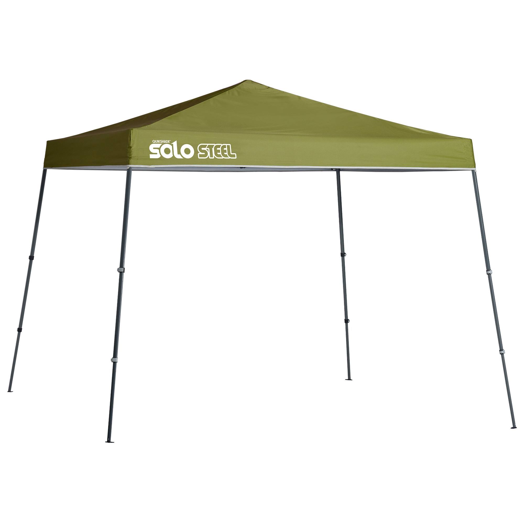 Quik Shade Solo Steel 72 11& x 11& Slant Leg Canopy - Olive