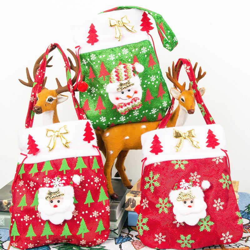 Christmas gift bag tote