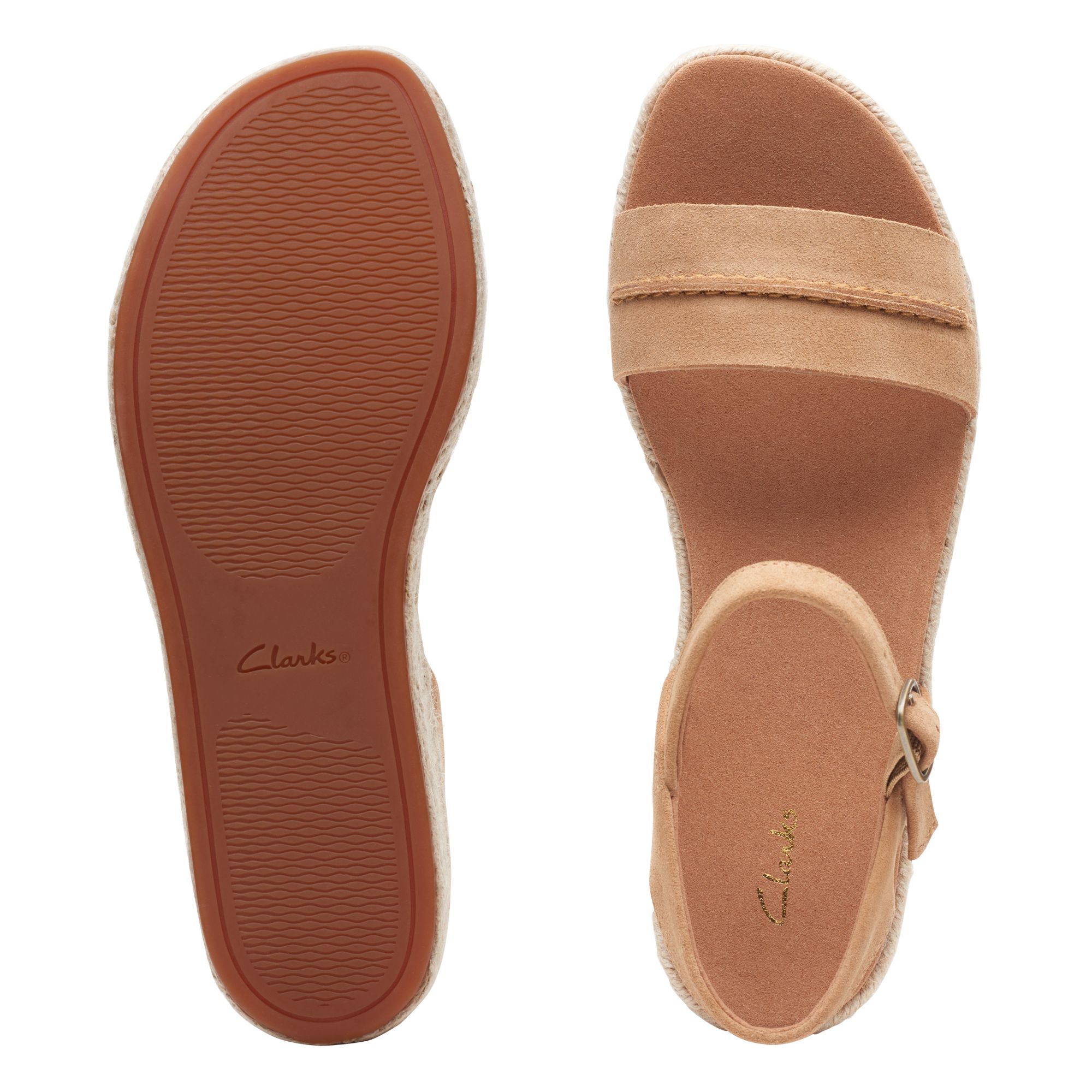 Women Sandals Kimmei Stitch Light Tan Suede