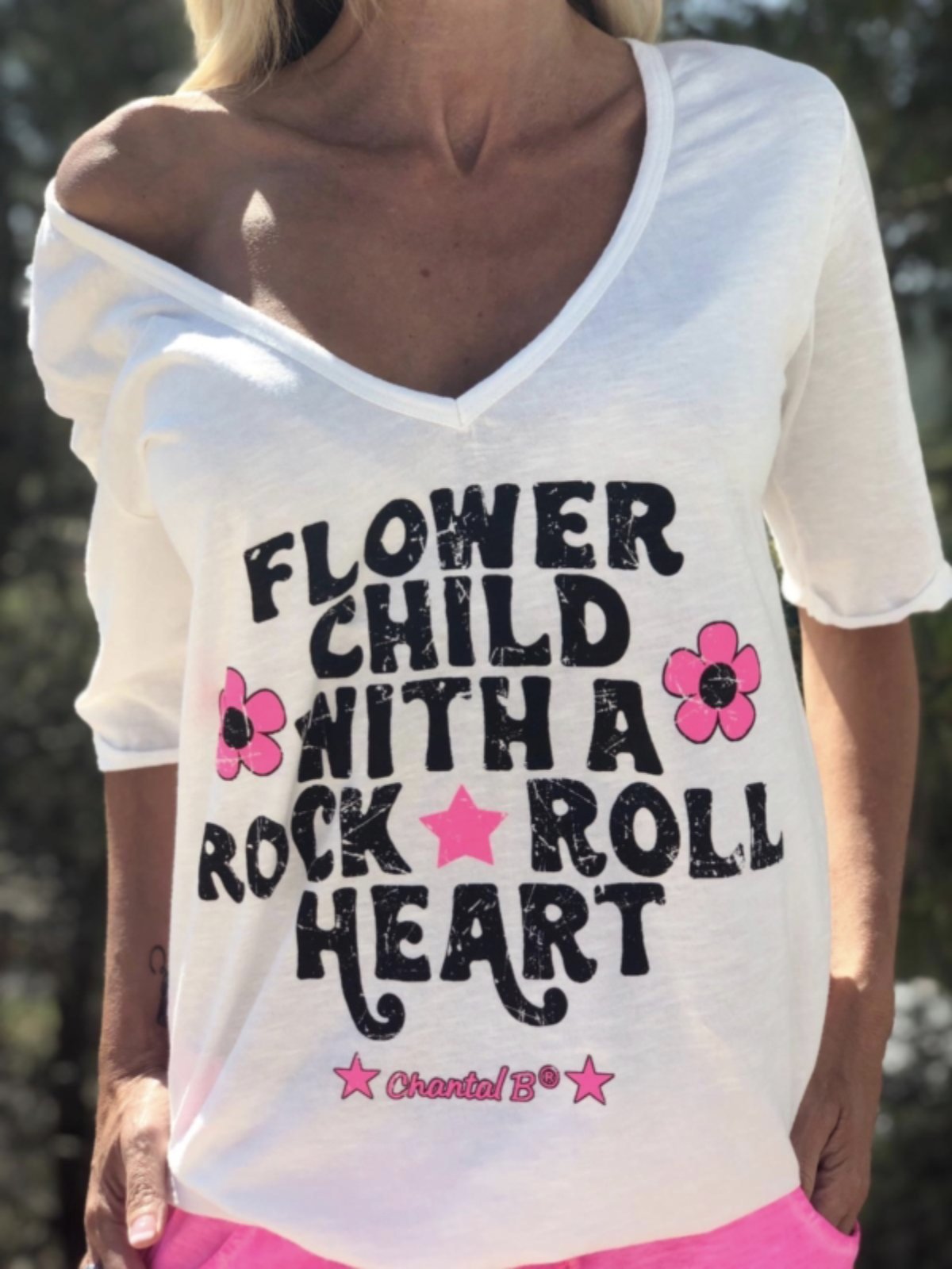 White Floral Casual Shirts & Tops