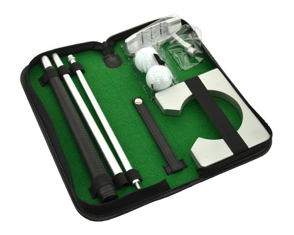 Posma PG020 Portable Golf Putter Putting Gift Set Kit with Putter, 2pcs Balls, Putting Cup for Indoor Outdoor Training Practice